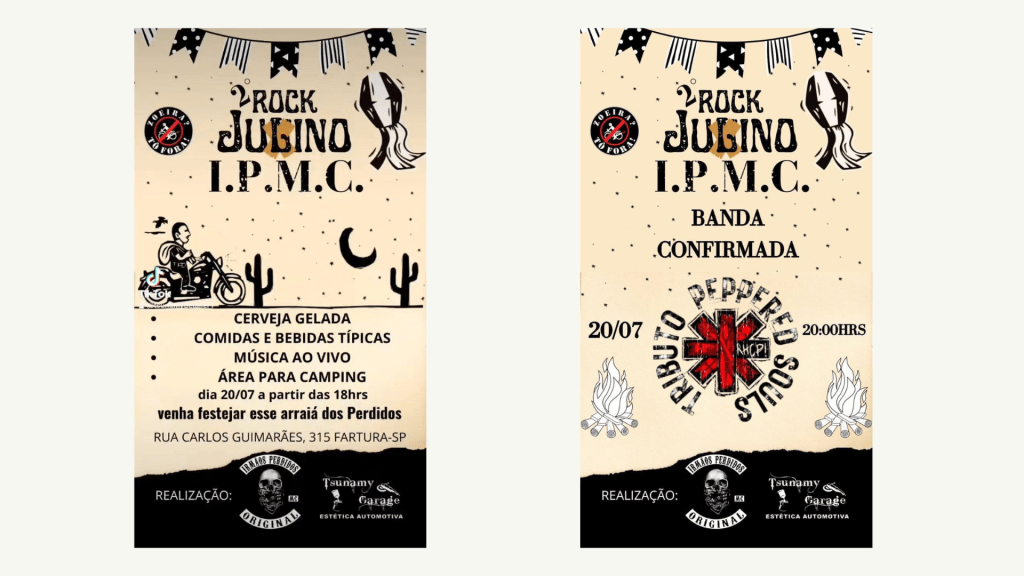 ROCK JULINO EM&nbsp;FARTURA