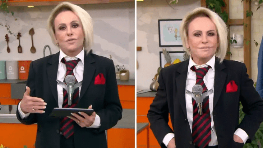 ANA MARIA FAZ HOMENAGEM A SILVIO&nbsp;SANTOS